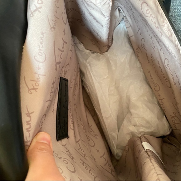 FOLEY + CORINNA Black Satchel Crossbody Bag - Picture 4 of 9